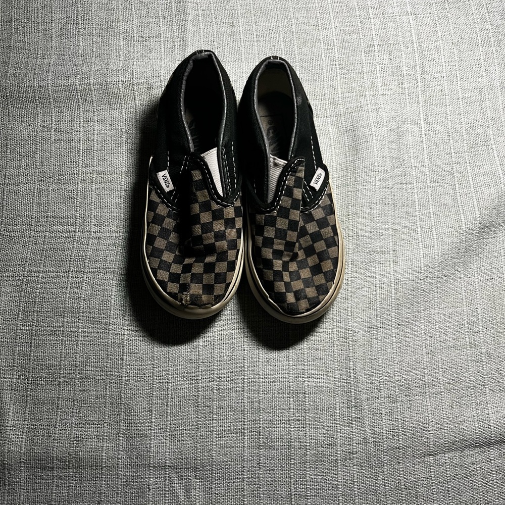 Checkered Slip-On Shoes
